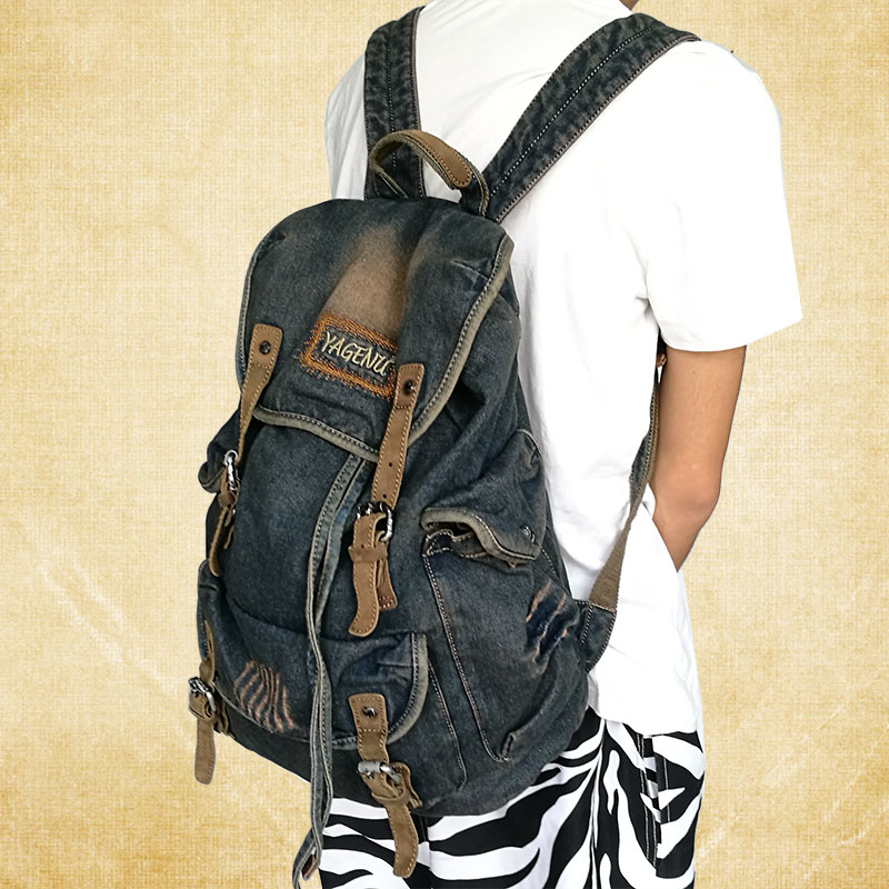 Винтажная сумка-рюкзак из канв – обзор и цена Canvas Backpack Casual